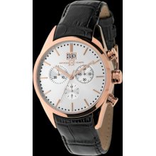 Officina Del Tempo Mens Watch Wall Street Chrono Italian Ot1037-1300agn Serial N