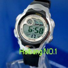 Ohsen Boys Child Digital Led Alarm Stop Sport Waterproof Watch 3 Colors