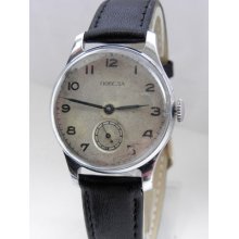 Old Brand Pobeda 3q-1952 1mchz Kirovskie Soviet Russian Rare Watch Serviced