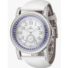 Omega Aquarella Diamond & Blue Sapphire Ladies Watch 5772.71.56 - Rrp Â£9950