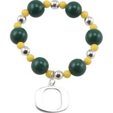 Oregon Ducks Logo Stretch Beaded Bracelet