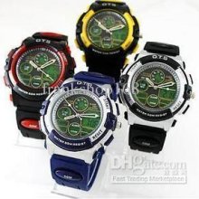 Ots Watch Led Digital Quartz Watch Two Movements Diaplay Watch Color