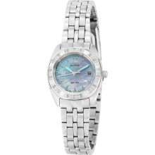 Paladion MOP Dial & Diamonds Watch, Ladies' Citizen, Date Eco Drive