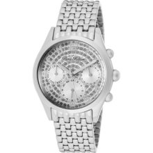 Paris Hilton Women's Beverly Silver Glitter Dial Stainless Steel