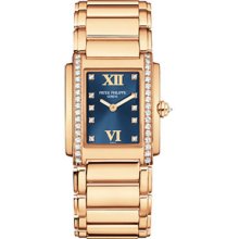 Patek Philippe Twenty-4 in Rose Gold - with Blue Dial 4910/11R-012