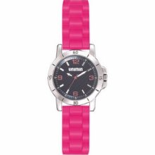 Pedre La Playa Unisex Rubber Sport Watch / Hot Pink