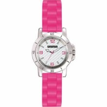 Pedre La Playa Unisex Sport Watch With Pink Rubber Strap