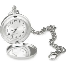 Personalized Silver Pocket Watch