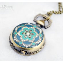 Petals Restoring Ancient Ways Necklace Pocket Watch Pocket Watches N