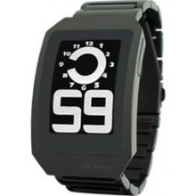 Phosphor DH06 Digital Hour Clock Ip Black CaseMetal Bracelet Watch