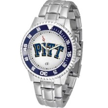 Pittsburgh PITT Panthers Mens Steel Bandwrist Watch