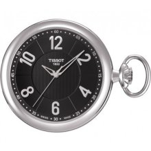 Pocket Men's Brass Black Mechanical Pocket Watch