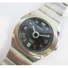 Pulsar Kinetic All Stainless Steel N.o.s. 100 M Gents Watch