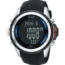 Pulsar Mens Tech Gear Altimeter Barometer Digital Sports Watch Ps7001