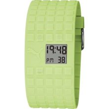 Puma Pu910832007 Women'S Pu910832007 Cell Digital Green Watch