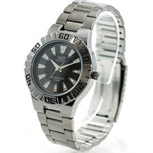 Q&q By Citizen 5bar S.steel Quartz Watch Q378-402y