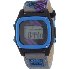 Quiksilver Short Circuit Canvas Men's Digital Watch With Multicolour Dial Digital Display And Multicolour Fabric And Canvas Bracelet M150dw-Tpb12t