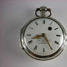 Rare German Blackforest Verge Fusee Key Wind Pocket Watch, Beautiful. Serviced