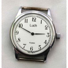 Rare Russian Ussr Watch Luch 15 Jewels 551