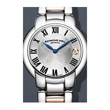 Raymond Weil Jasmine Two Tone 35mm Watch - Silver Dial, Two Tone Bracelet 5235-S5-01659 Sale Authentic