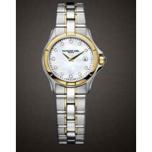 Raymond Weil Lady Ss/18k Yg Parsifal Mop Diamond Dial 9460-sg-97081