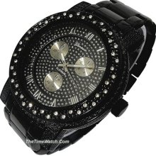 Rhinestones Hip-hop Geneva Men's Watch Bh21ab