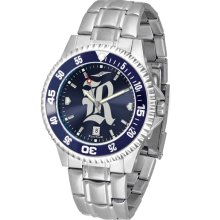 Rice Owls Competitor AnoChrome Steel Band Watch