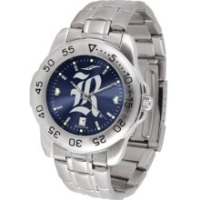 Rice Owls Sport Steel Band Ano-Chrome Men's Watch