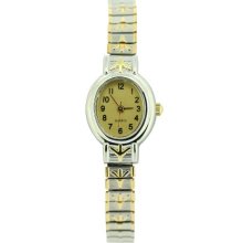 Rio Ladies Quartz Analogue Watch Rio39/B With Gold Dial