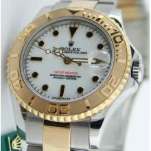 Rolex 35mm Yachtmaster Midsize White Dial 68623 Watchchest