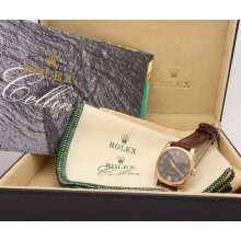 Rolex Ladies Cellini Danaos 18K Rose & White Gold Watch, Boxes/Papers, Ref. 6229