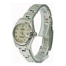 Rolex Ladies Datejust Steel & White Gold / Ivory Jubilee Arabic Dial