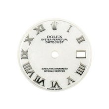 Rolex Lady Datejust Factory White MOP Dial,White Gold Roman