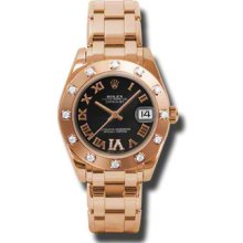 Rolex Lady Masterpiece Rose Gold Diamonds 81315 BKDR