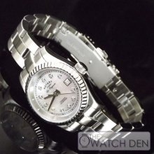 Rotary - Ladies Stainless Steel Water Proof Watch - Lb08150-07