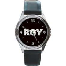 Roy Mens Watch Custom Leather Band Personalized Photo Watch