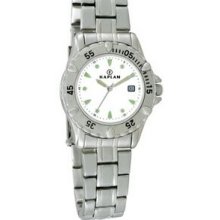 Royale Women`s Stainless Steel Bracelet Watch W/ White Dial