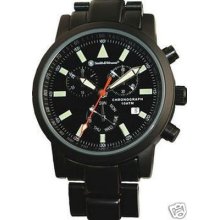 S & W Pilots Chrono Chronograph Aviater Tactical Flight Glow Dark Wrist Watch