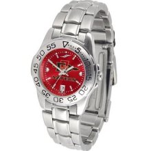 San Diego State Aztecs Ladies Stainless Steel Dress Watch