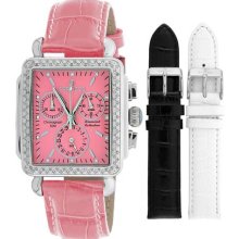 Sartego SDPK199P Diamond Strap Chronograph Pink Dial