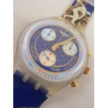 Scz102 Swatch 1994 London 1948 Olympic Special Authentic