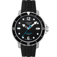 Seastar Men's Black Automatic Sport Watch