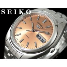 Seiko 5 Mens Automatic Watch Snxa11k - Box & Warranty - Uk