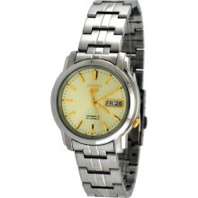 Seiko 5 Snkk69 Men's Silver Tone Automatic Watch