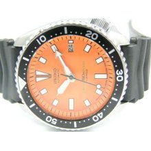 Seiko 7002 Vintage Submariner Orange Divers Watch Water Resist 150m Uk Seller