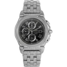 Seiko Mens Chronograph Stainless Steel Watch SNA525 ...