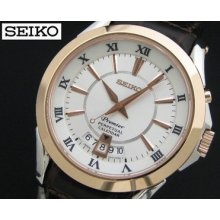 Seiko Mens Premier Perpetual Calendar Watch Snq126p1 Warranty,box, Rrp:Â£330