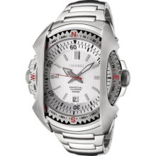 Seiko Men's SNQ087 Perpetual Calendar Silver Dial