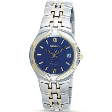 Seiko Men's Two-tone Steel Solar Watch (Seiko Solar Men's Quartz Watch)