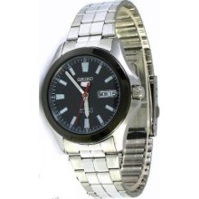 Seiko Snkl11 Men's Watch Seiko 5 Black Dial Day And Date